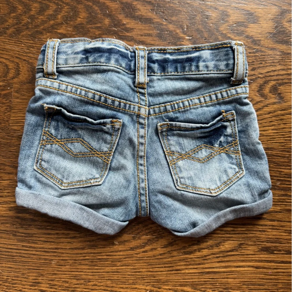 PEEK Dungarees Toddler Jean Shorts EUC Size 2